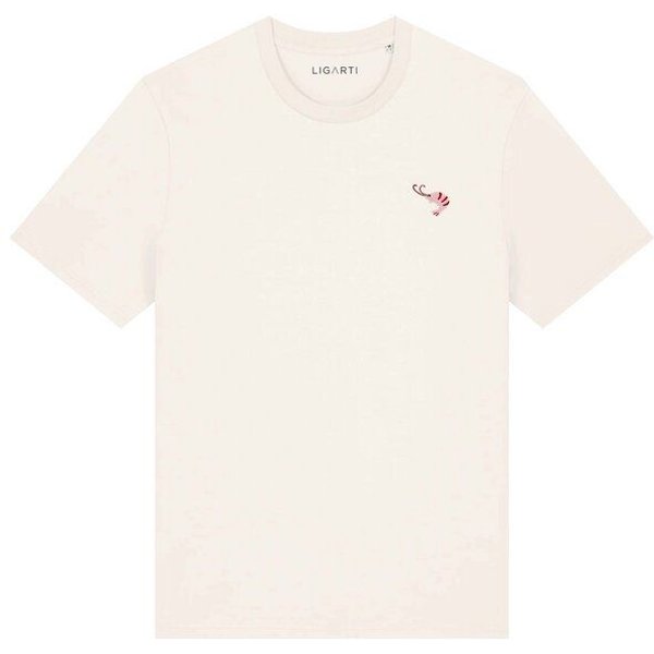 Besticktes T-Shirt – Nele der Shrimp – LIGARTI Tiermanufaktur