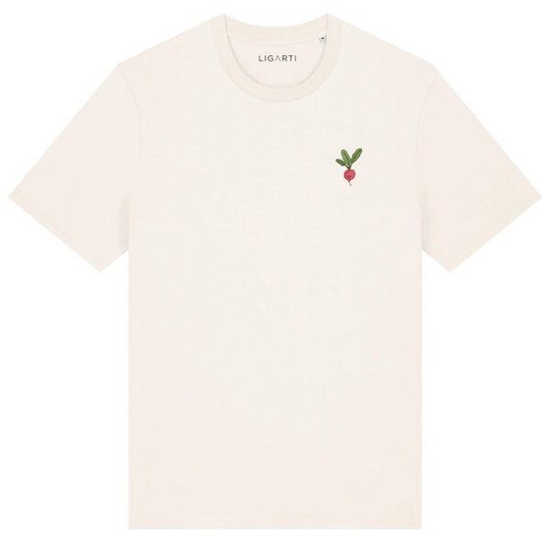 Besticktes T-Shirt – Radieschen – LIGARTI Tiermanufaktur