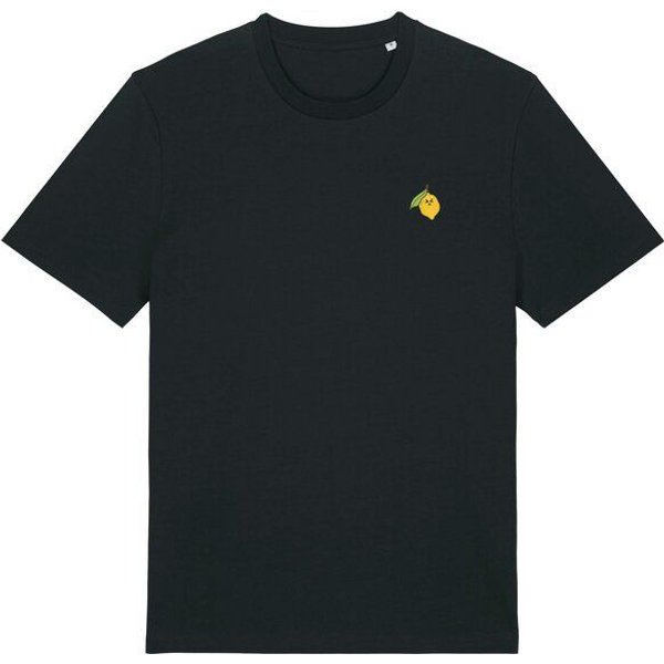 Besticktes T-Shirt – Zitrone – LIGARTI Tiermanufaktur