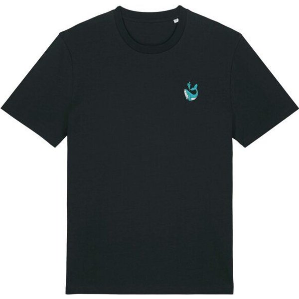Besticktes T-Shirt – Walter der Wal – LIGARTI Tiermanufaktur