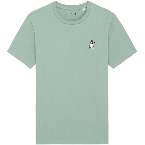 Besticktes T-Shirt – Heidi der Nymphensittich – LIGARTI Tiermanufaktur