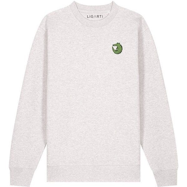Bestickter Pullover – Ali das Krokodil – LIGARTI Tiermanufaktur