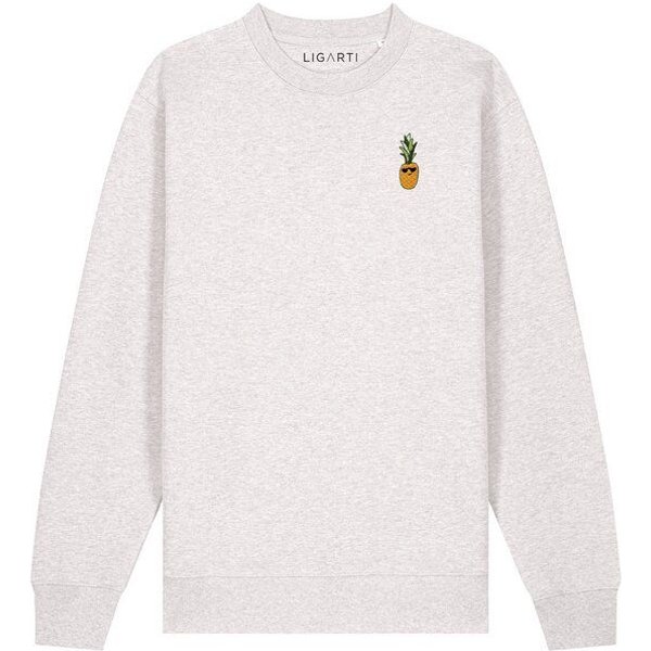 Bestickter Pullover – Ananas – LIGARTI Tiermanufaktur