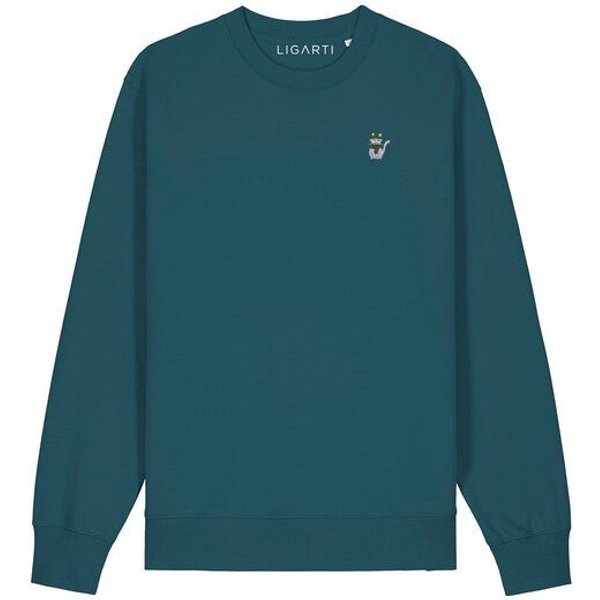 Bestickter Pullover – Babette die Winter-Katze – LIGARTI Tiermanufaktur