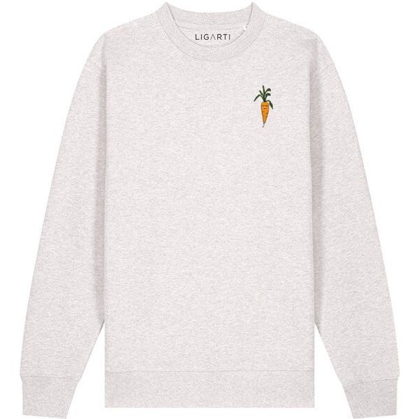 Bestickter Pullover – Karotte – LIGARTI Tiermanufaktur