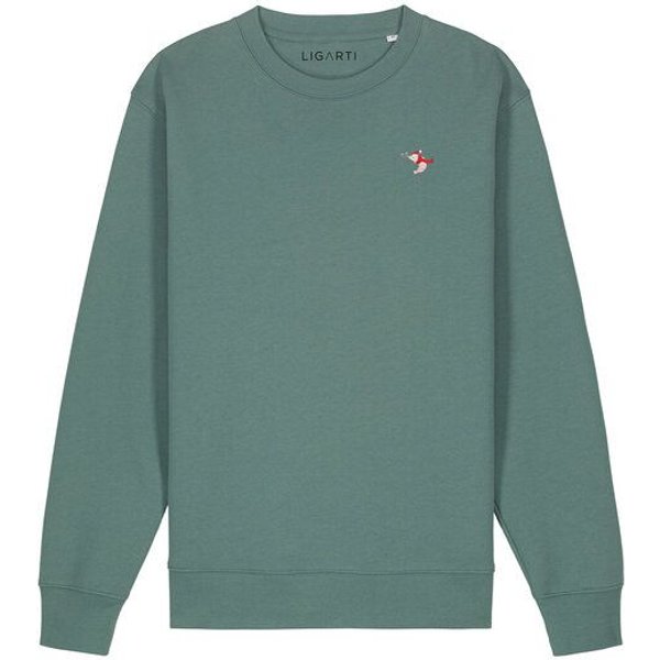 Bestickter Pullover – Jean-Luc die Weihnachtsgarnele – LIGARTI Tiermanufaktur
