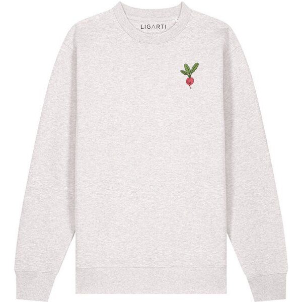 Bestickter Pullover – Radieschen – LIGARTI Tiermanufaktur