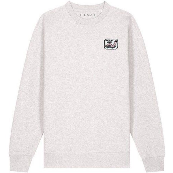 Bestickter Pullover – Ollie der Skater-Wurm – LIGARTI Tiermanufaktur