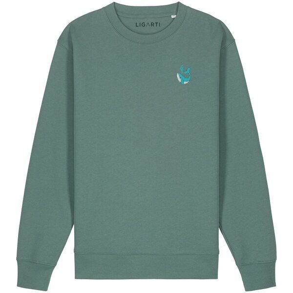 Bestickter Pullover – Walter der Wal – LIGARTI Tiermanufaktur