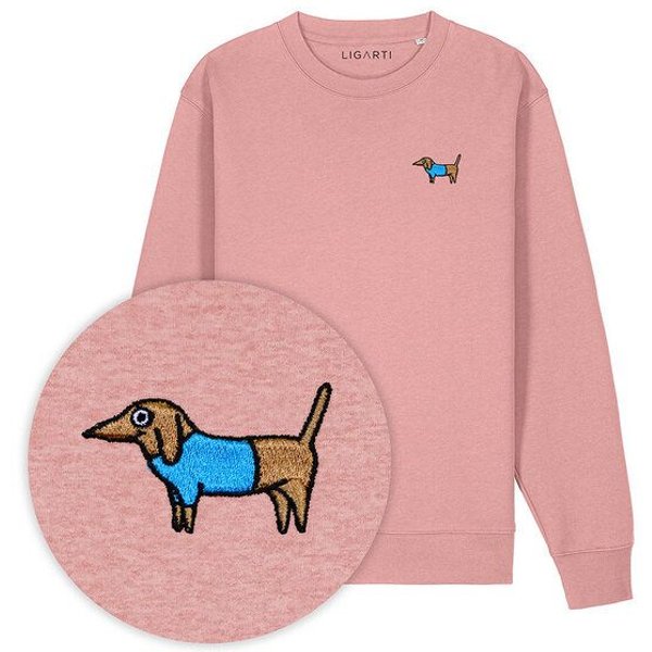 Bestickter Pullover – Steffen der Dackel – LIGARTI Tiermanufaktur