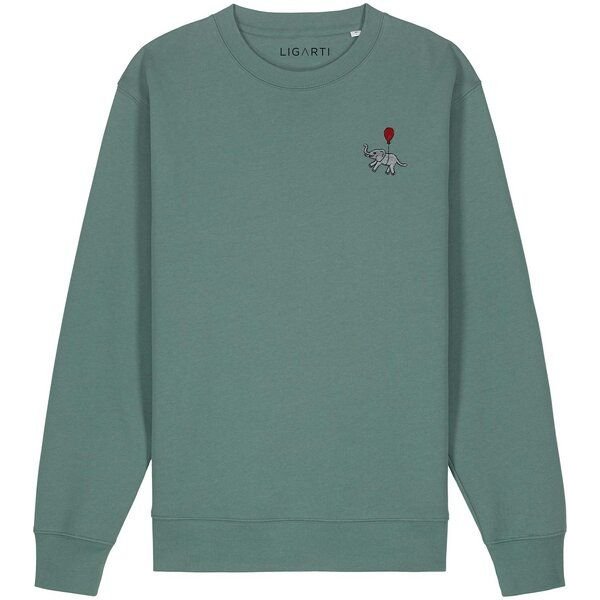 Bestickter Pullover – Tuffi der Elefant – LIGARTI Tiermanufaktur