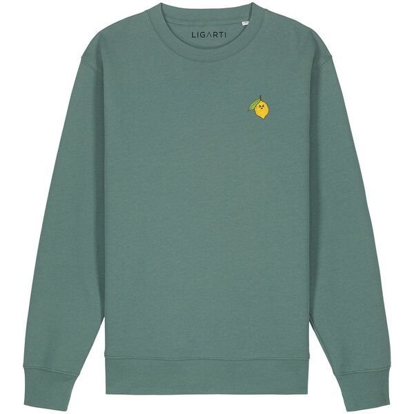 Bestickter Pullover – Zitrone – LIGARTI Tiermanufaktur
