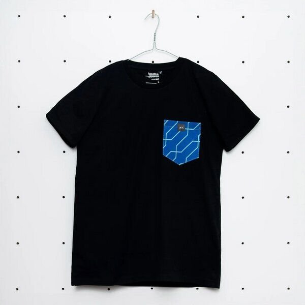 soki Choose Your Own Pocket T-Shirt mit Tasche aus geretteter Bettwäsche