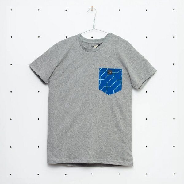 soki Choose Your Own Pocket T-Shirt mit Tasche aus geretteter Bettwäsche
