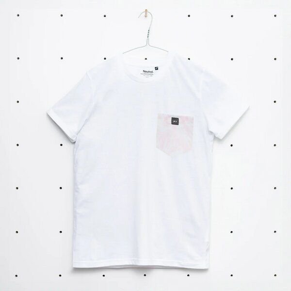 soki Choose Your Own Pocket T-Shirt mit Tasche aus geretteter Bettwäsche