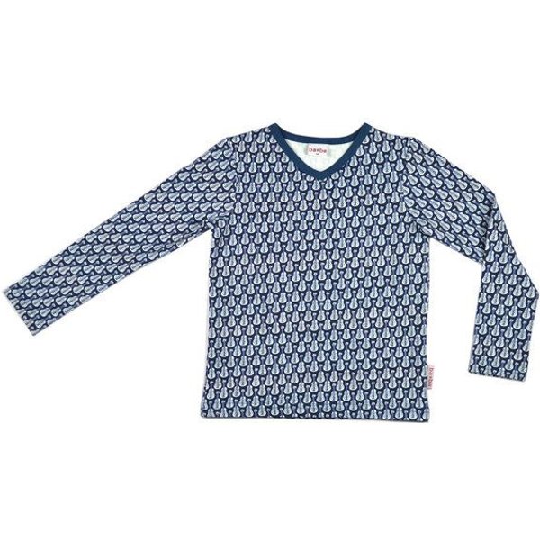 Baba Babywear Langarmshirt mit V-Ausschnitt und Gitarrenmotiv