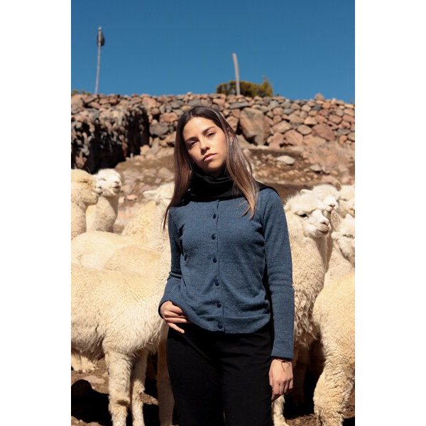 Pukara Strickjacke Colca aus 100 % Alpaka
