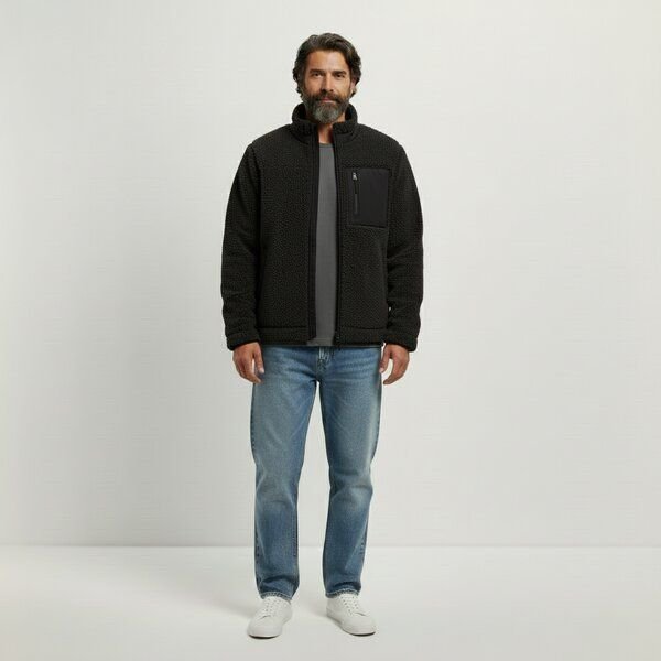 YTWOO Sherpa-Fleecejacke