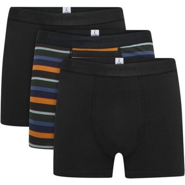 KnowledgeCotton Apparel 3-Pack Boxershorts aus Bio-Baumwolle