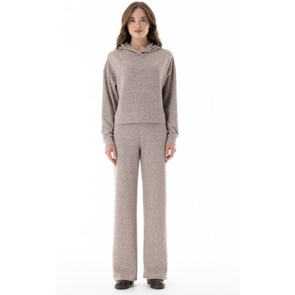 ORGANICATION Wide-Leg-Hose aus Bio-Baumwolle und recyceltem Polyester
