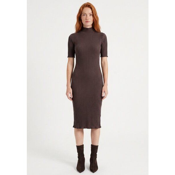 ORGANICATION Kleid aus Bio-Baumwolle im Rippstrick