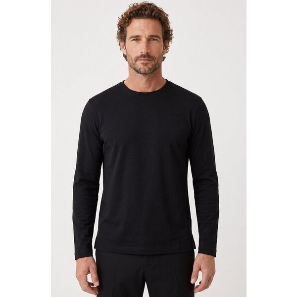 ORGANICATION Longsleeve aus Bio-Baumwolle im Interlock-Strick