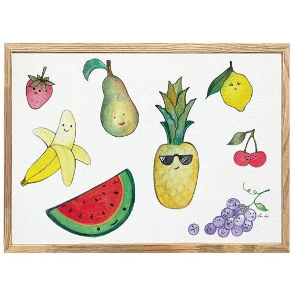 Kunstdruck »Obstsalat« von LIGARTI | A4, A3 oder A2 | Wandbild | Poster | Kunst