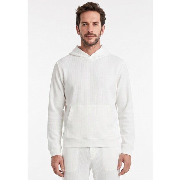 ORGANICATION HECTORR | Waffel Hoodie aus Bio-Baumwolle & recyceltem Polyester