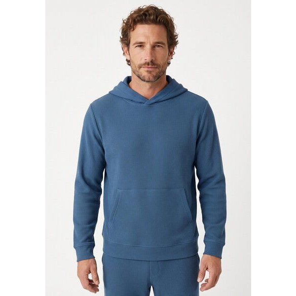 ORGANICATION HECTORR | Waffel Hoodie aus Bio-Baumwolle & recyceltem Polyester