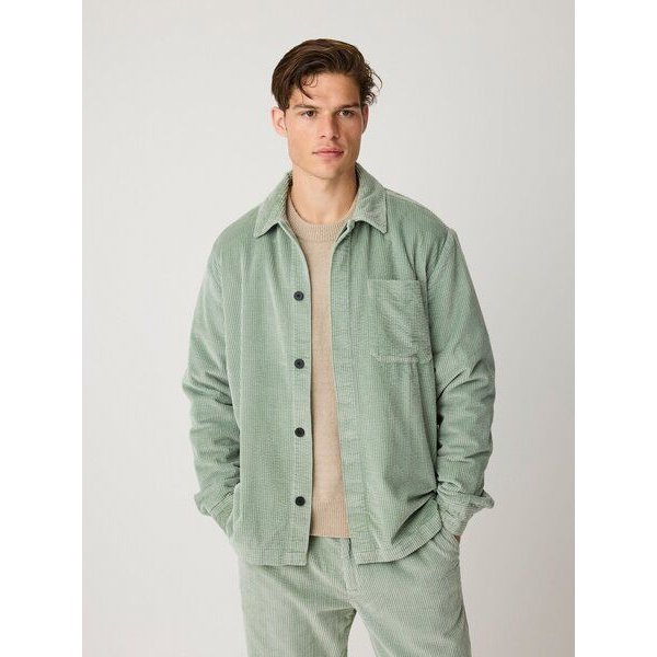 KnowledgeCotton Apparel Cord-Overshirt - Hemdjacke aus Bio-Baumwolle