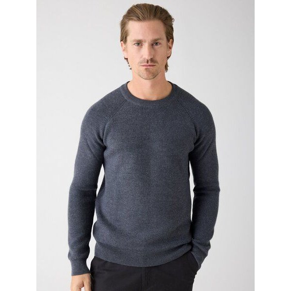 KnowledgeCotton Apparel Rundhalsausschnitt-Pullover aus Bio-Merinowolle