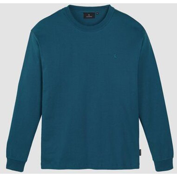 Herren Longsleeve aus Baumwolle - PAPAYA - recolution