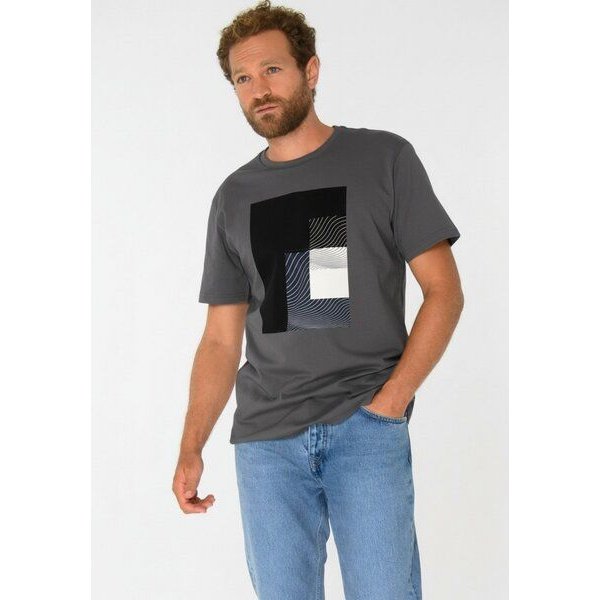 ThokkThokk Herren T-Shirt TT02 mit Print aus Bio-Baumwolle