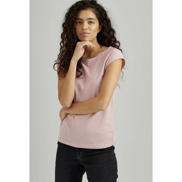 ThokkThokk Damen Cap Sleeve T-Shirt TT01 unifarben aus Bio-Baumwolle