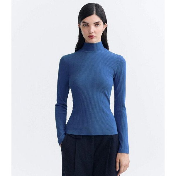 thinking mu Langarmshirt - Rib Aine - aus Bio-Baumwolle