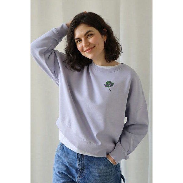 Kultgut Artdesign Boxy-Style Sweatpullover / Autumnflower