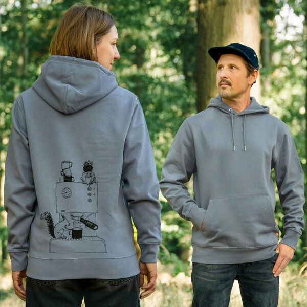 Cmig Hoodie Kaffee-Hörnchen für Kaffeefreunde