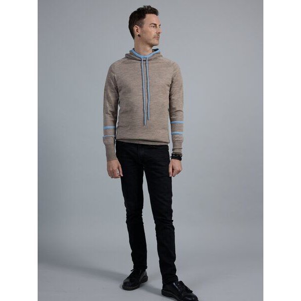 Susan's Fashion Hoodie Charlie für Männer aus Biomerinowolle