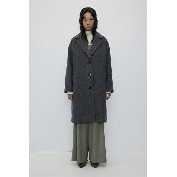 Rita Row Langer Oversize-Wollmantel HYAT