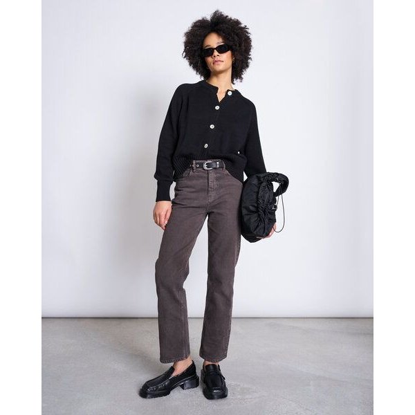 JAN N JUNE Strickjacke Crewneck SIVIA GOTS