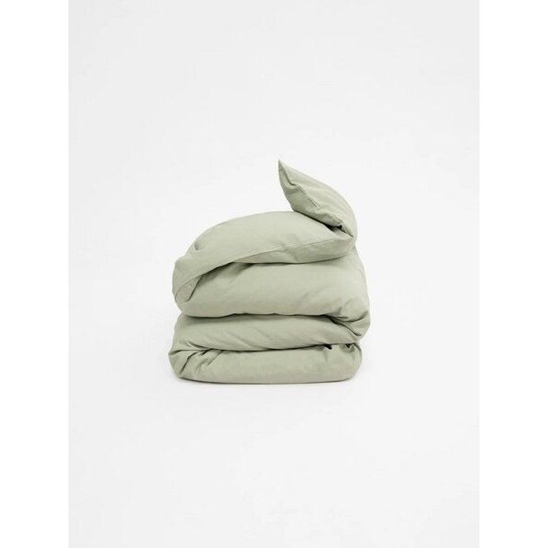 erlich textil Cotton Linen Select Bettdeckenbezug mit 80% Baumwolle (aus kontrolliert biologischem Anbau) und Leinen, made in Europe