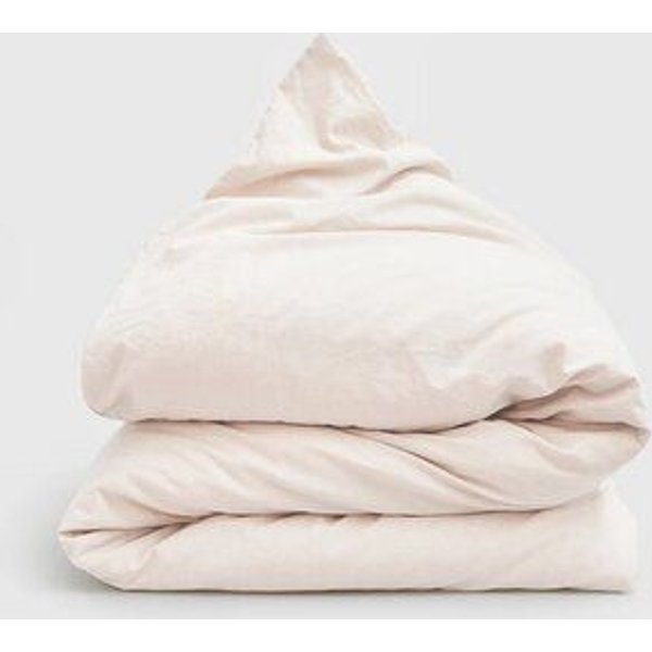 erlich textil Cotton Linen Select Bettdeckenbezug mit 80% Baumwolle (aus kontrolliert biologischem Anbau) und Leinen, made in Europe