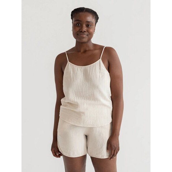 erlich textil Finja Mousseline Top aus Baumwolle, made in Europe