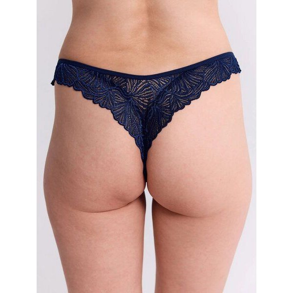 erlich textil Fluid Lace Brazil String mit Spitze, made in Europe
