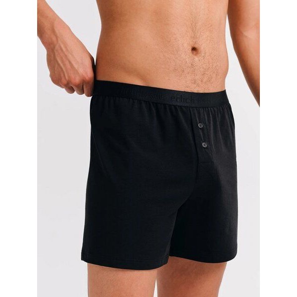 erlich textil Casual Cotton Boxers, weite Boxershorts mit 95% Baumwolle (aus kontrolliert biologischem Anbau), made in Europe