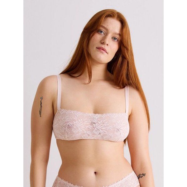 erlich textil Dreamy Lace Bandeau Bralette mit Spitze, made in Europe