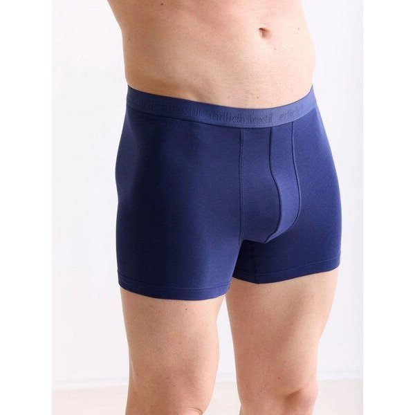 erlich textil Casual Cotton Pants, enge Boxershorts mit 95% Baumwolle (aus kontrolliert biologischem Anbau), made in Europe