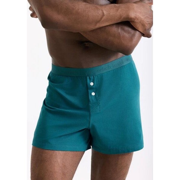 erlich textil Casual Cotton Boxers, weite Boxershorts mit 95% Baumwolle (aus kontrolliert biologischem Anbau), made in Europe