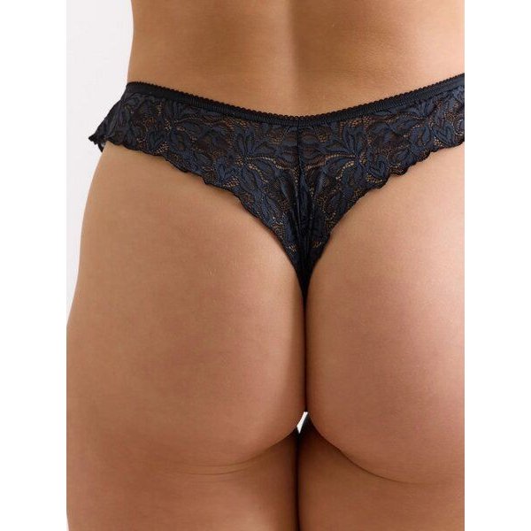 erlich textil Iconic Lace Brazil String mit Spitze, made in Europe