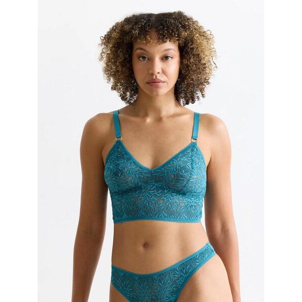 erlich textil Iconic Lace bügelloses Bralette Top mit Spitze, made in Europe